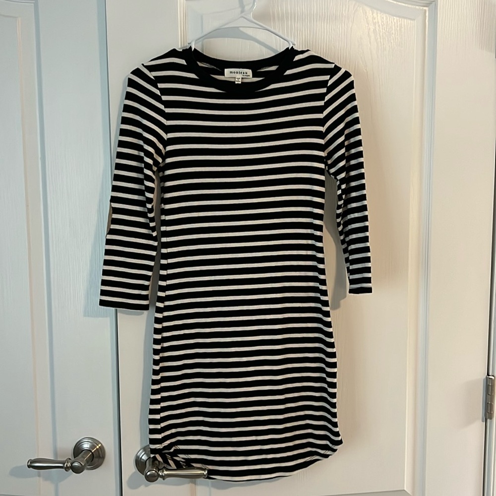 Stripped mini dress